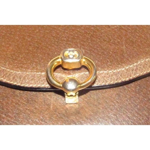 Gucci Vintage Brown GG Supreme Envelope Clutch - Picture 7 of 10